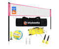 20FT Outdoor Volleyball Net Set System for Backyard Beach with Anti-Sagging Net