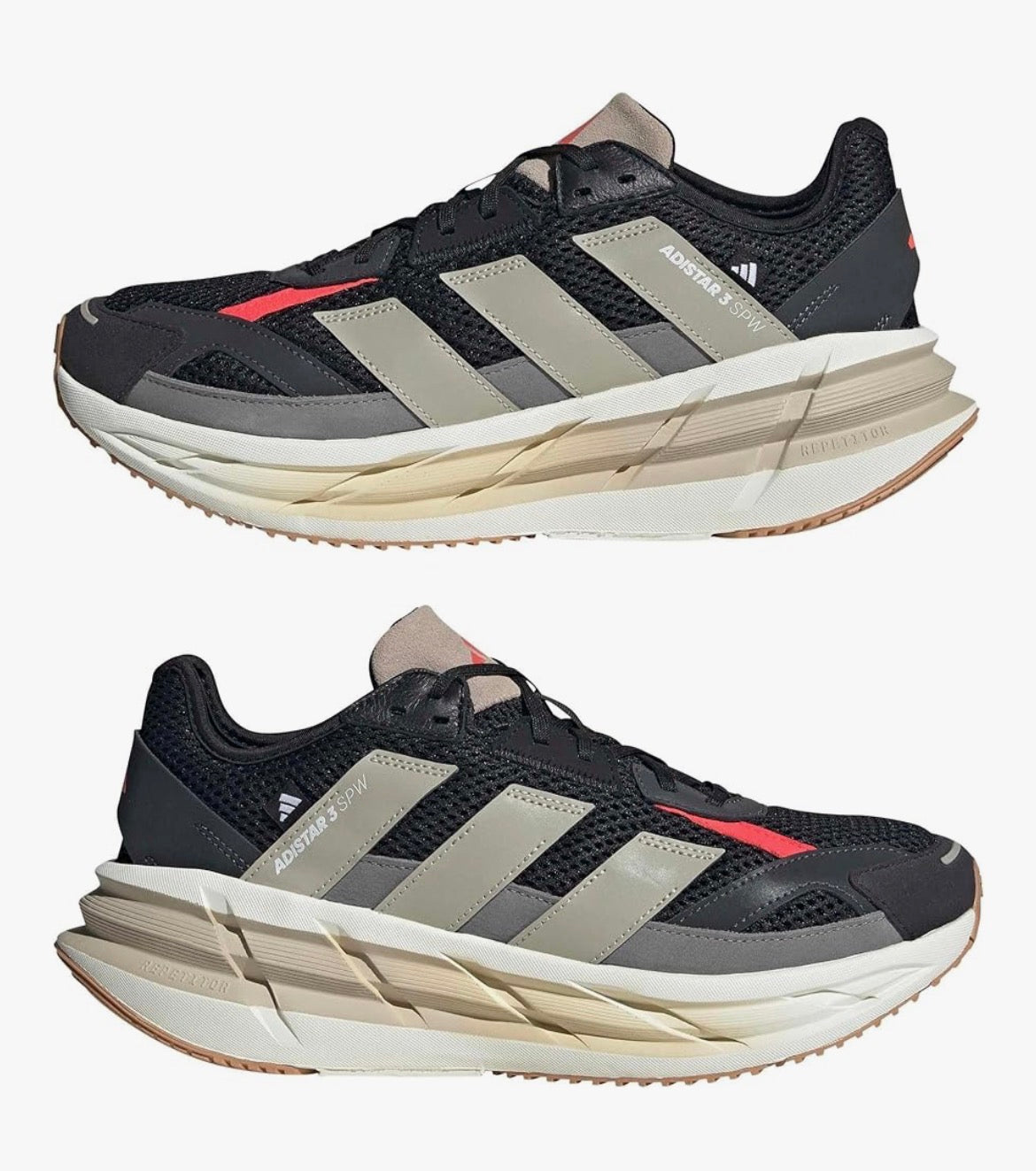 Adidas Mens Adistar 3 Sportswear Lace Up Running Sneakers Shoes
