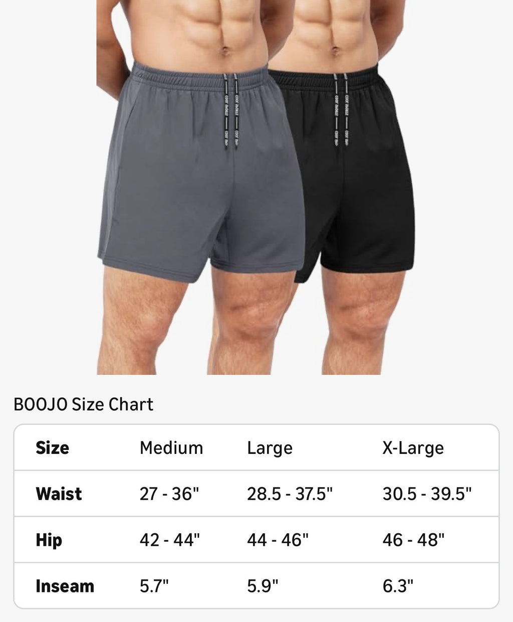 2 PACK Men's Gym Workout Shorts - 5'' Quick Dry Athletic Running Shorts