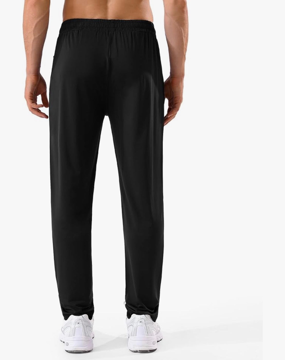 5 Pack Men's Sweatpants with Zipper Pockets Stretch Lightweight Athletic Track Activewear Pants for Men